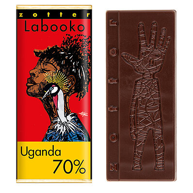 70% Uganda • Dunkle Schoko • VEGAN