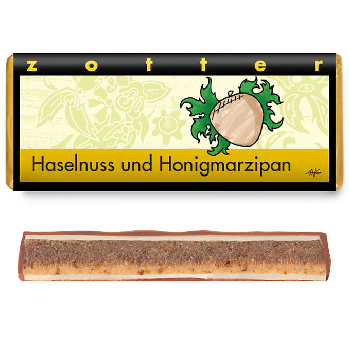 Haselnuss und Honigmarzipan