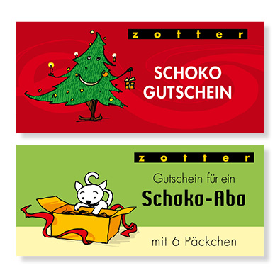 Weihnachten - Gutscheine