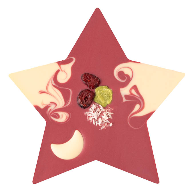 VEGAN Raspberry Coconut Star