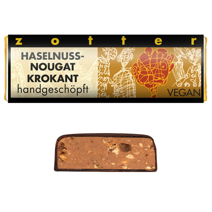 Haselnussnougat Krokant