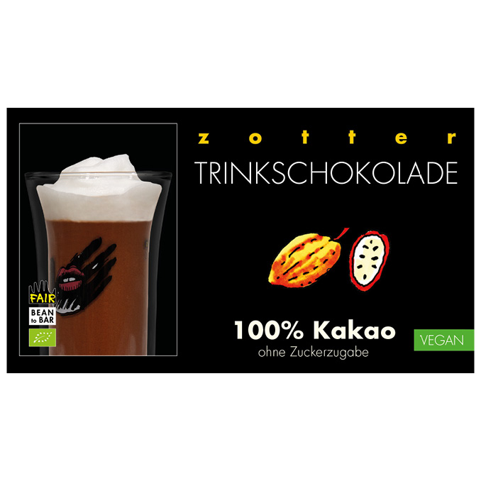 100% Cacao, No Sugar Added