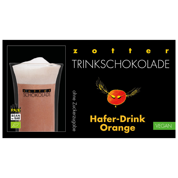 Hafer-Drink Orange, ohne Zuckerzugabe